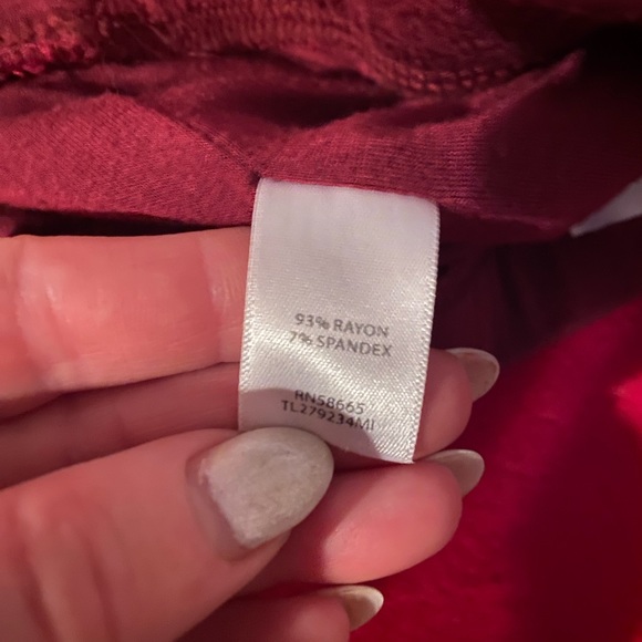 LEITH - midi skirt wine colored size medium - Picture 8 of 8